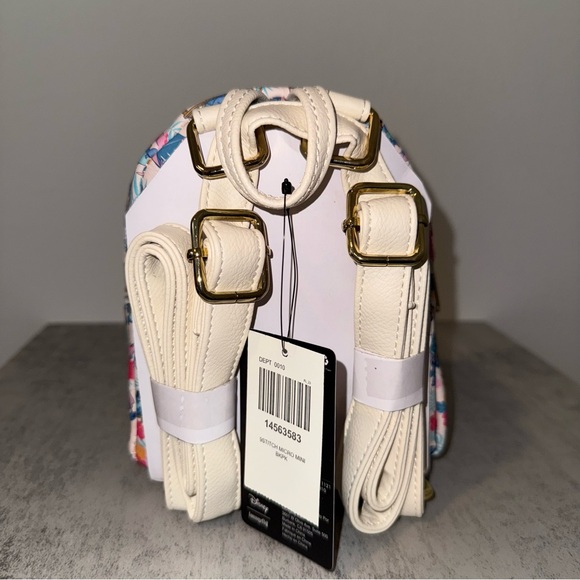 Loungefly Lilo And Stitch Sunglasses Tropical Flowers Micro Mini Backpack New - Picture 3 of 6